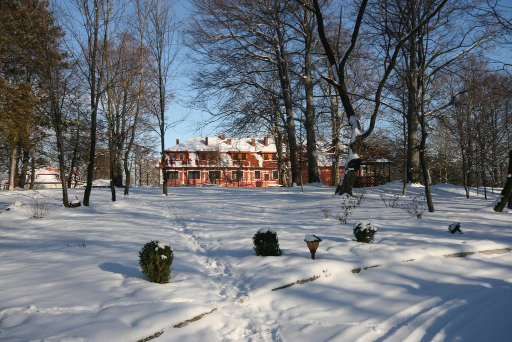 ホテル Dwor Ostoia Rymanów エクステリア 写真